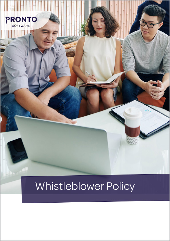 whistleblower policy document cover
