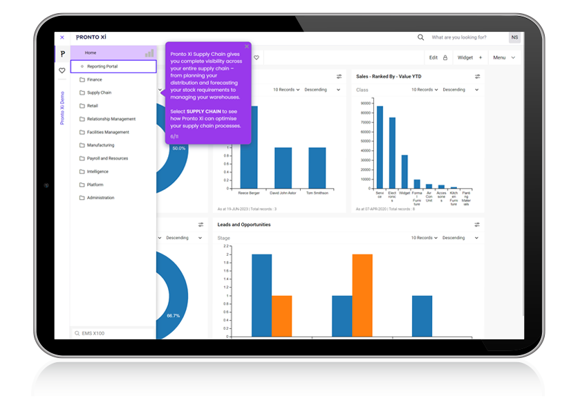 Why wait? Experience Pronto Xi ERP live now