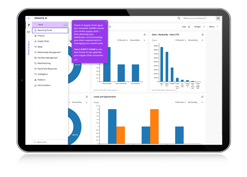 Simplify your processes with one integrated system