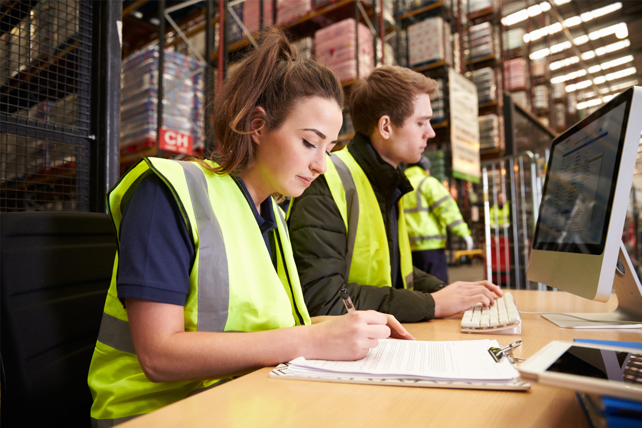 Building supply employees using Pronto Xi Manufacturing Management to automate workflows.