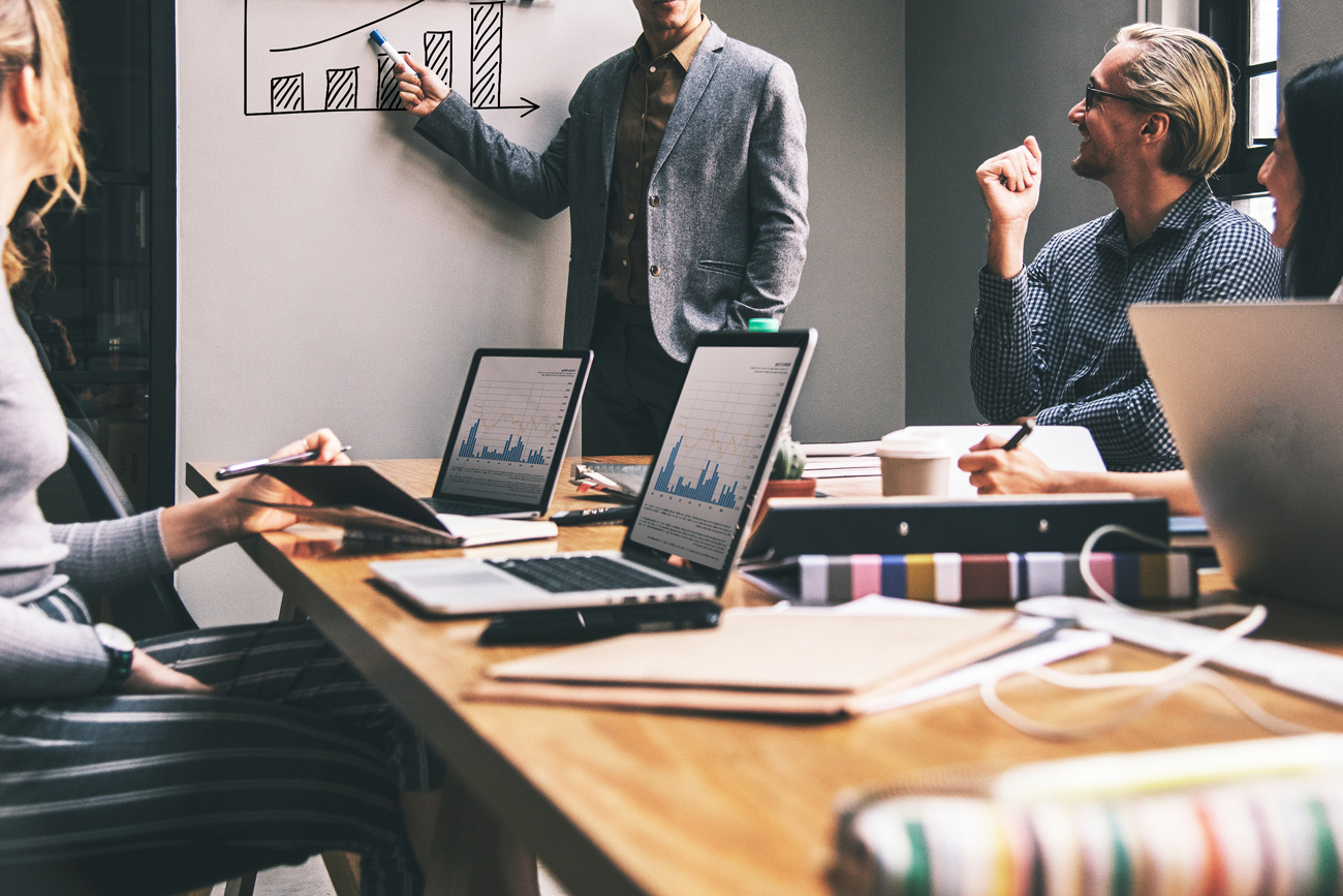 Medium Business using ERP to share data and collaborate with suppliers, service customers and do business across countries or currencies.