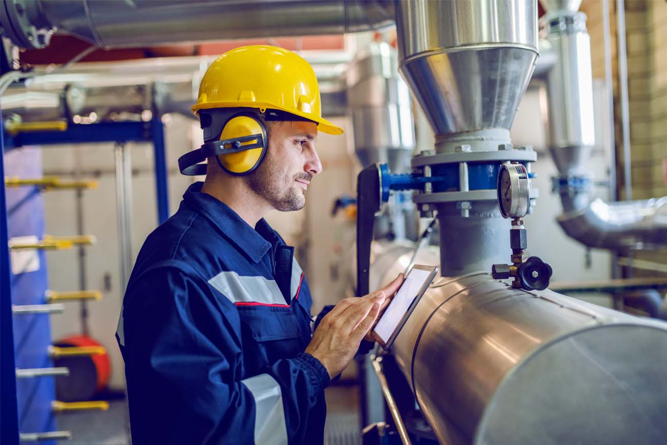 Gas professional conducting regular audits of procedures.